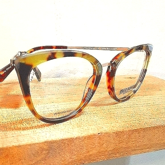 NEW Rx'able CAT EYE Eyeglass Frame, Glasses, trendy sassy Tortoise 53-19-140 - Picture 2 of 6